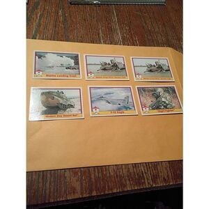 6 Vintage 1991 Pacific Trading Cards Operation Desert Shield Collectible Cards